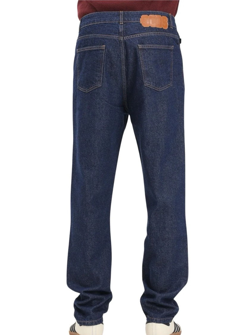 Gcds Blue Cotton Classic Jeans