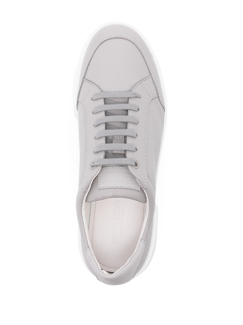 Giorgio Armani Elegant Grey Trainers