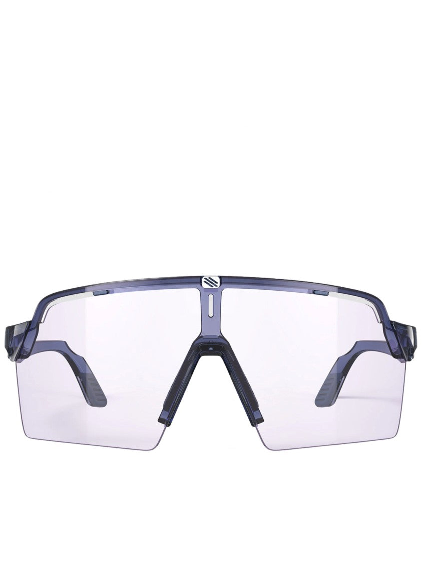 Rudy Project Wraparound Sunglasses With Translucent Smoky Lens