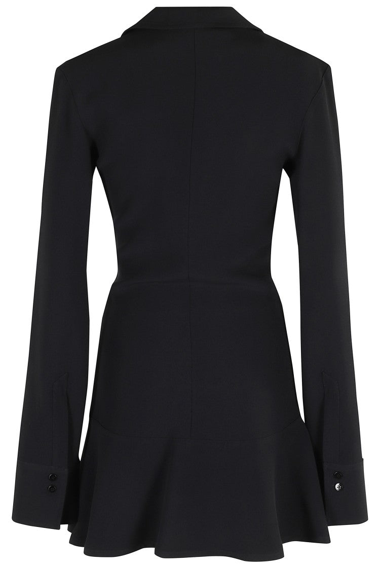 The Attico Deep V-Neck Mini Dress