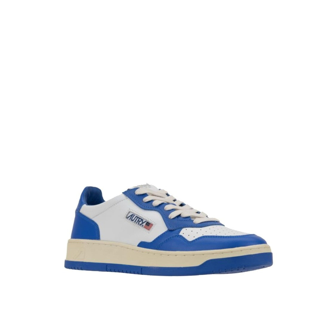 Autry Bicolored Leather Low-Top Sneakers With Contrasting Panels