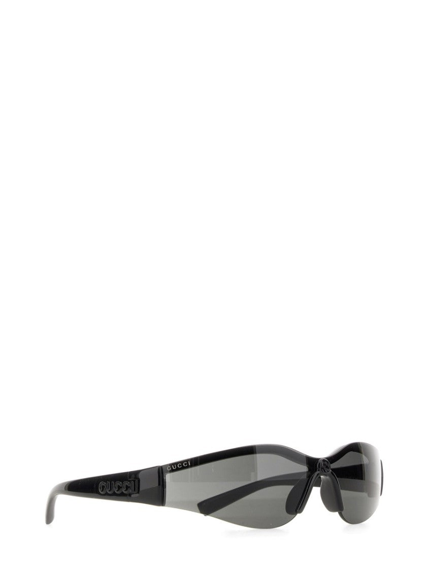 Gucci Mask-Like Sunglasses With Contemporary Design