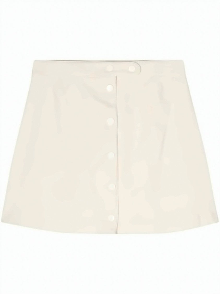 A.P.C. White A-Line Short Skirt