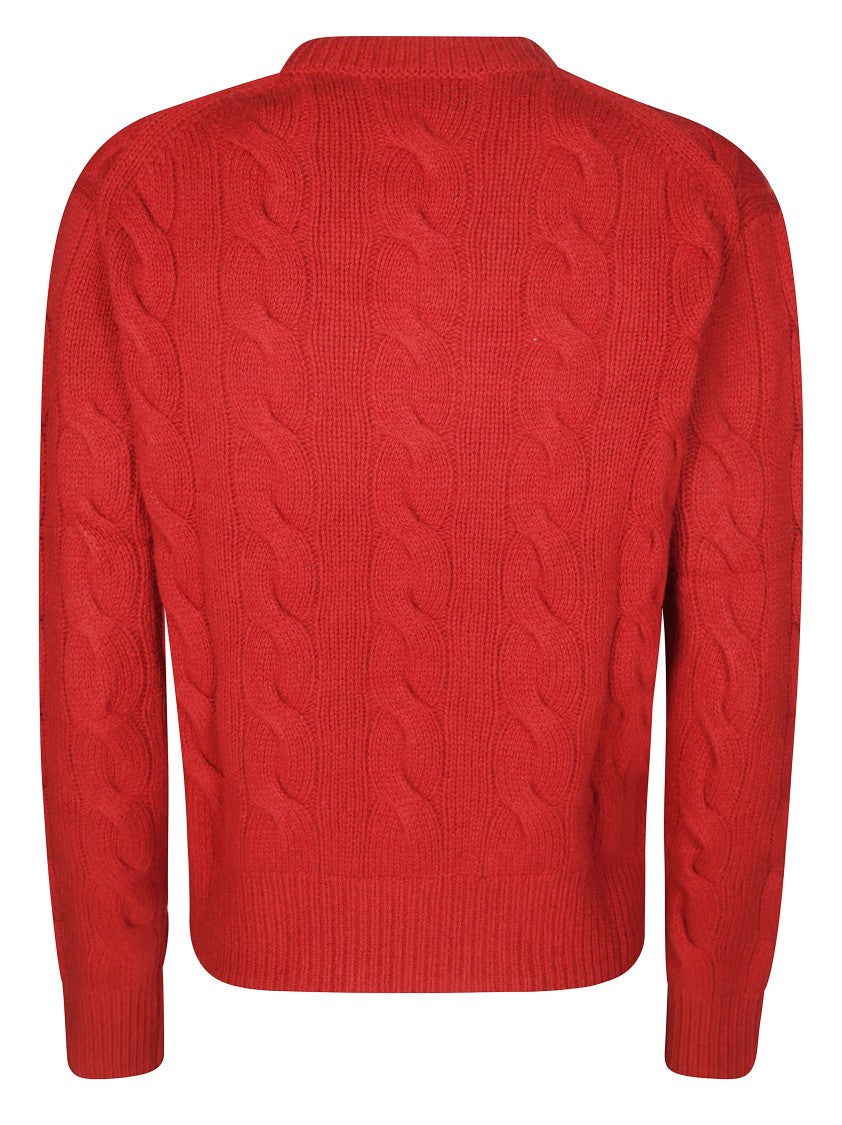 Polo Ralph Lauren Cable Knit Sweater With Crew Neckline