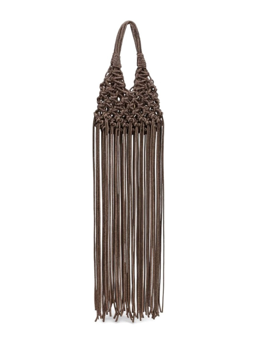 Hibourama Hibourama Macramé Woven Fringe Bag