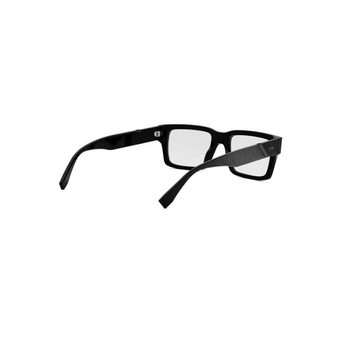 Fendi Fe50114i Bold Rectangular Acetate Eyeglasses