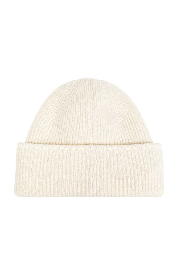 Jacquemus Ribbed Knit Beanie With Folded Cuff