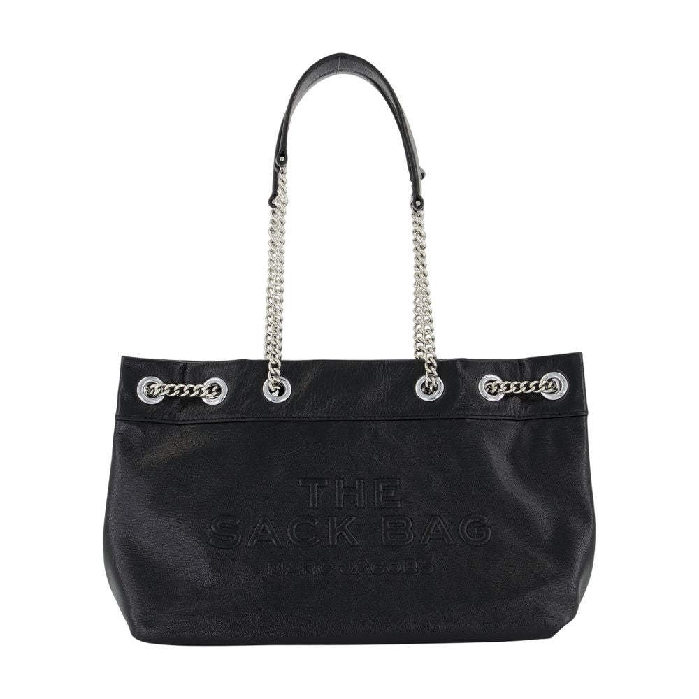 Marc Jacobs The Chain Sack Shoulder Bag - Leather - Black