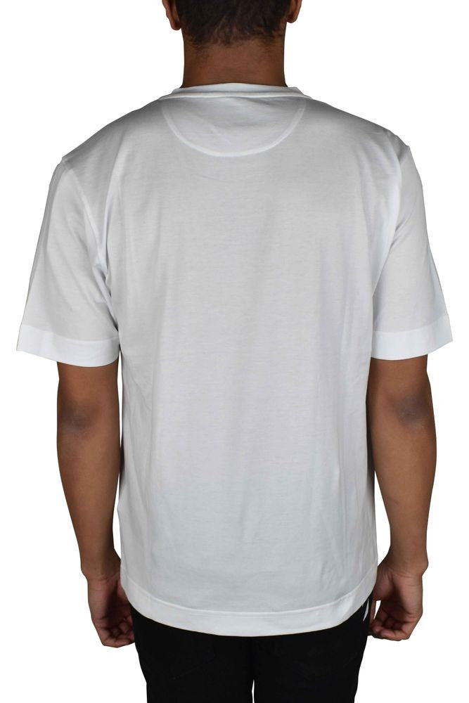 Fendi White Cotton T-Shirt