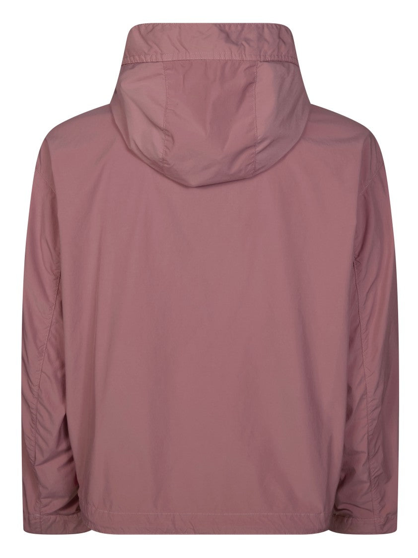 Stone Island Pink Minimalist Hooded Short Parka