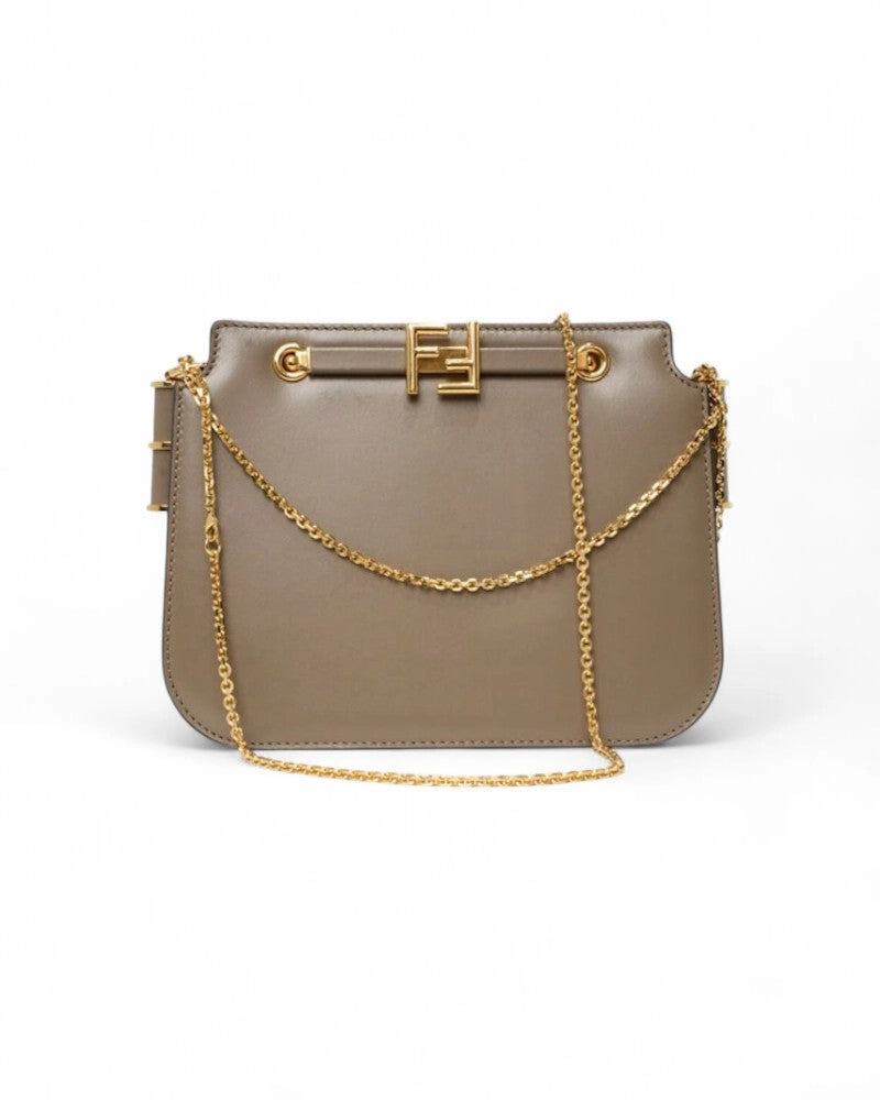 Fendi Touch Soft Handbag Small Mud
