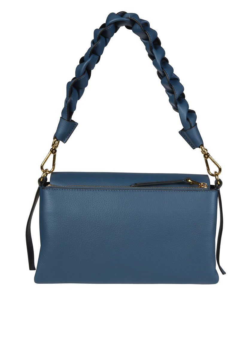 Coccinelle Boheme Grana Double Muted Blue Handbag