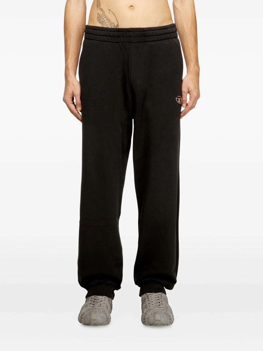 Diesel Black P-Marky-Iod Cotton Pants