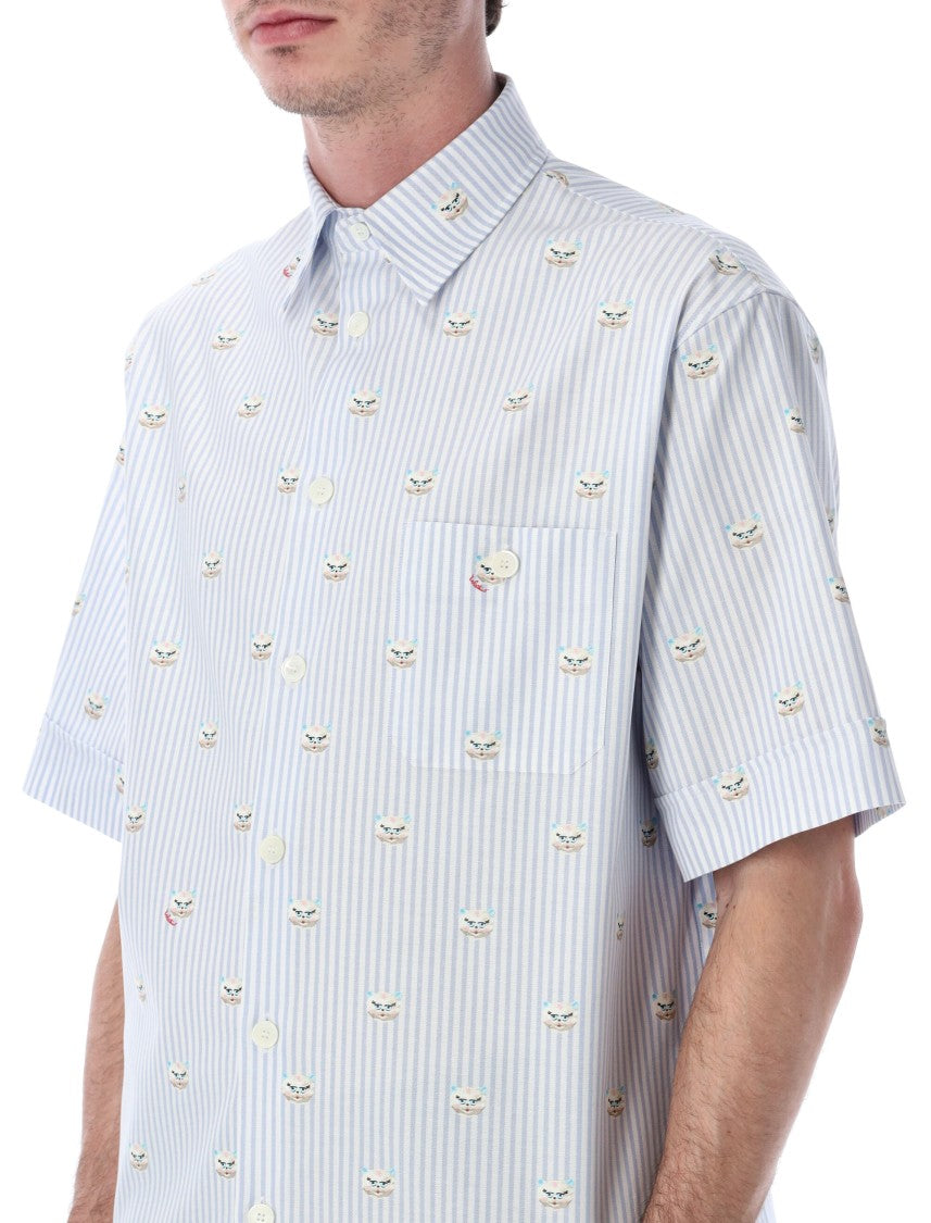 Valentino Garavani Le Chat Oxford Cotton Shirt