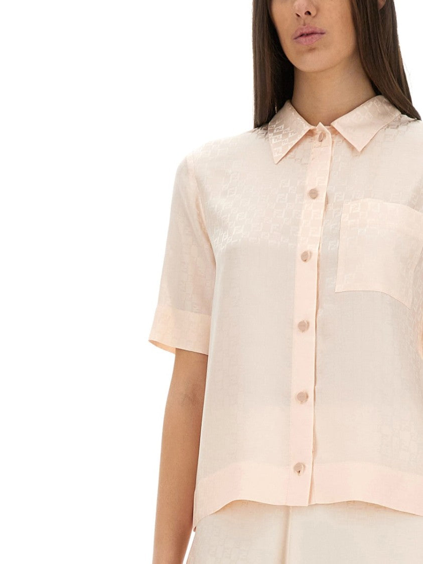 Fendi Ff Silk Shirt