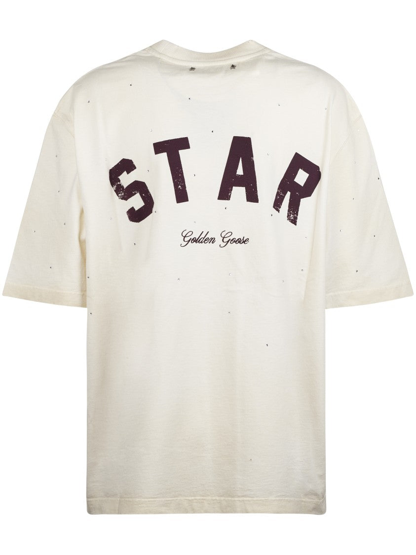 Golden Goose Star Degrade Office Vintage Cotton T-Shirt