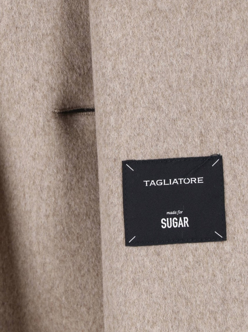 Tagliatore Brown Jole Virgin Wool Coat
