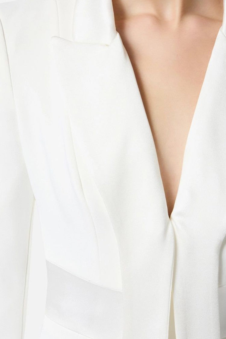 Elisabetta Franchi Mini Dress With Tailored Silhouette