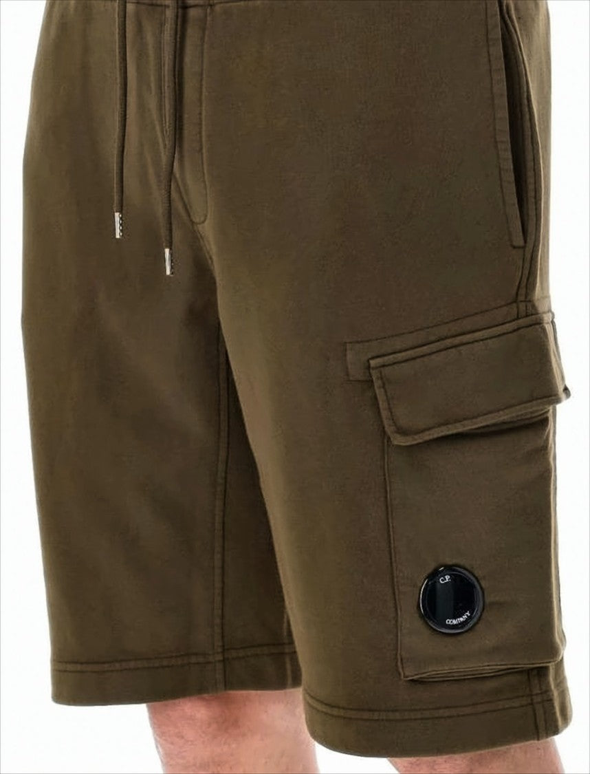 C.P. Company Relaxed Fit Cargo Shorts With Flap Pocket Detail