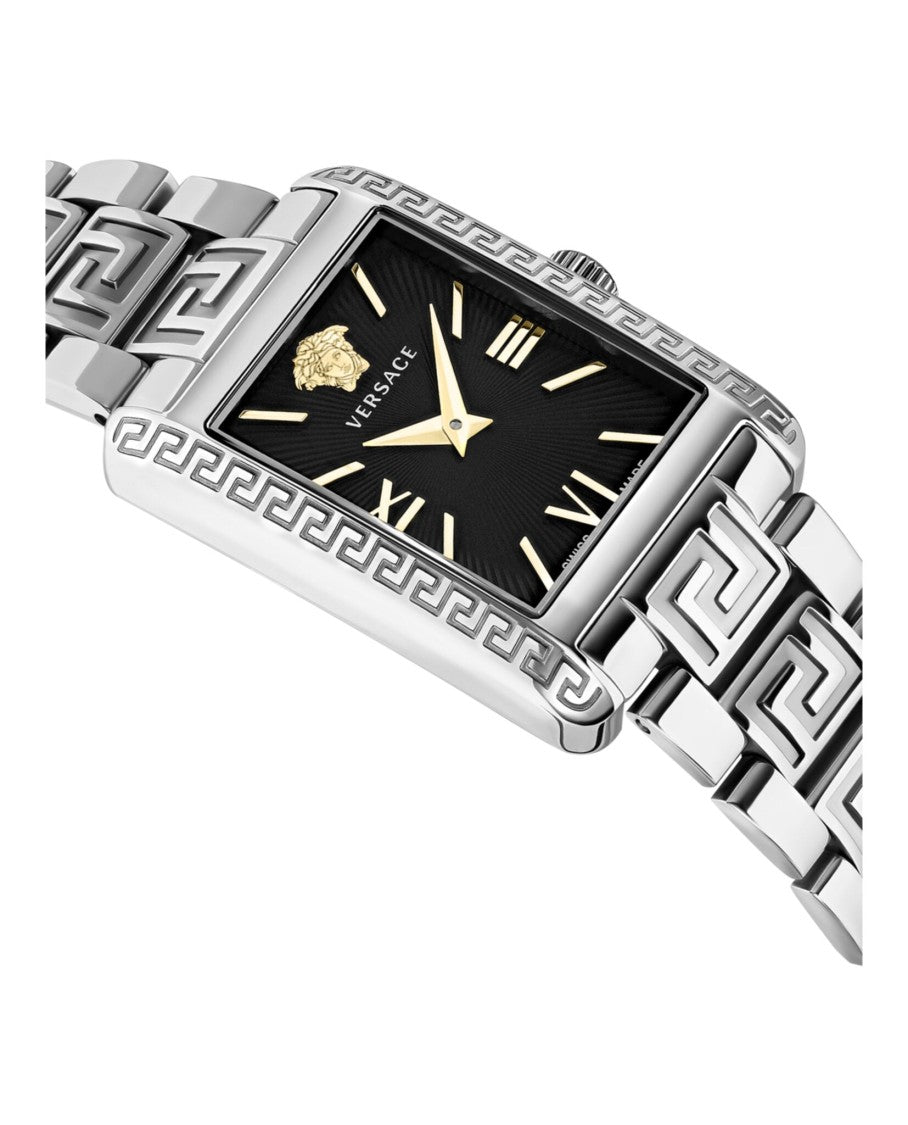 Versace Tonneau Bracelet Watch With Greek Key Design