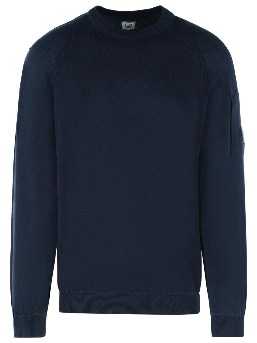 C.P. Company Blue Cotton Sweater