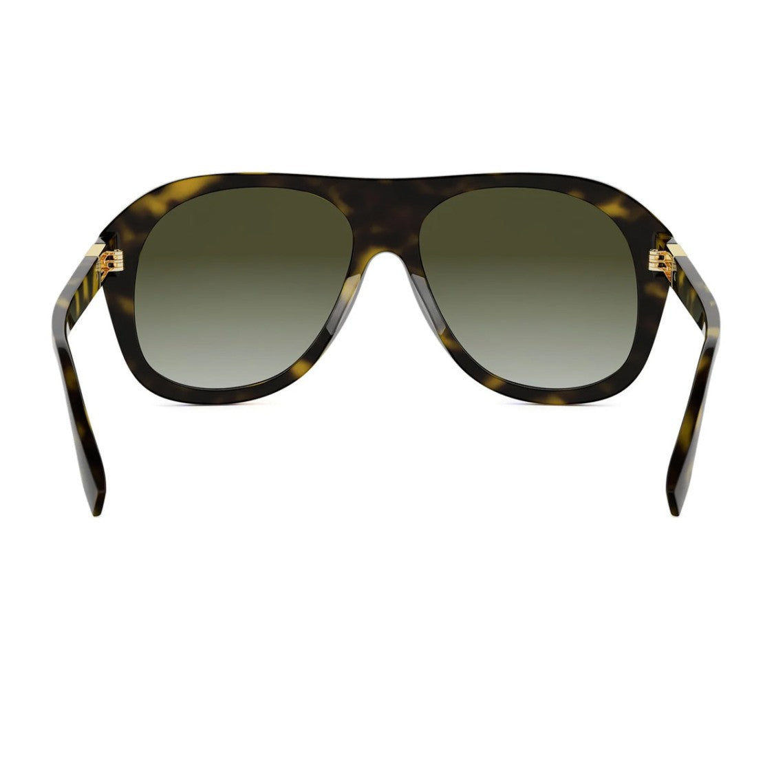 Fendi Oversized Aviator Sunglasses With Gradient Lenses And Structured Frame