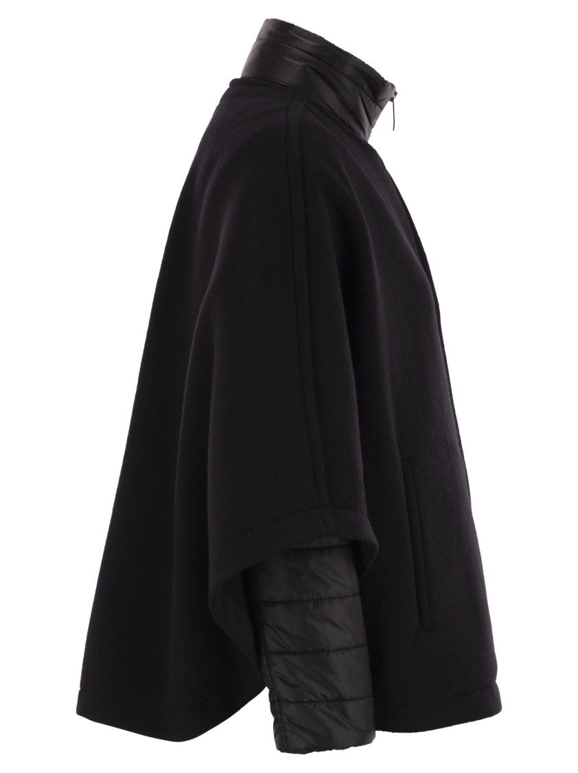 Fay 3-In-1 Double-Sided Wool And Cashmere Cape
