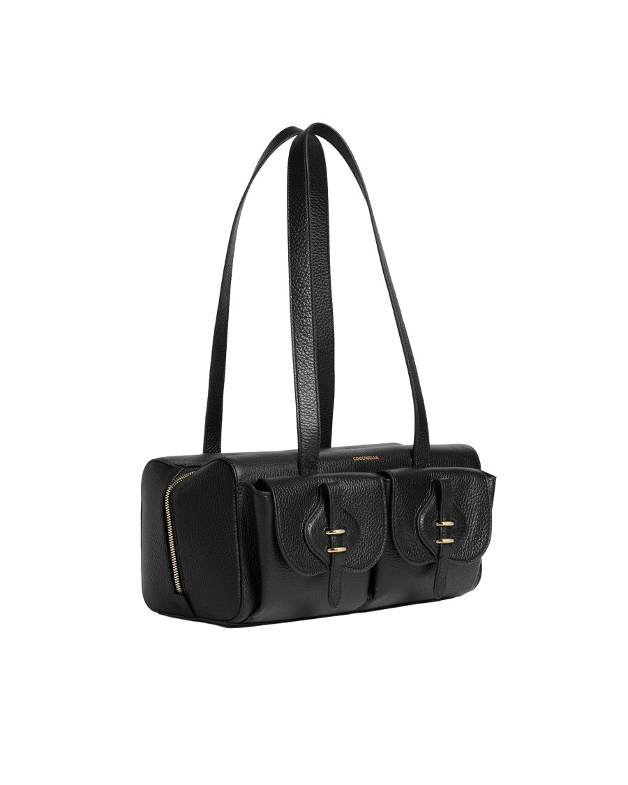 Coccinelle Mavery Pocket Leather Shoulder Bag