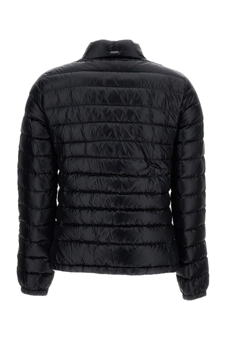 Herno Black Short Down Quilted Jacket