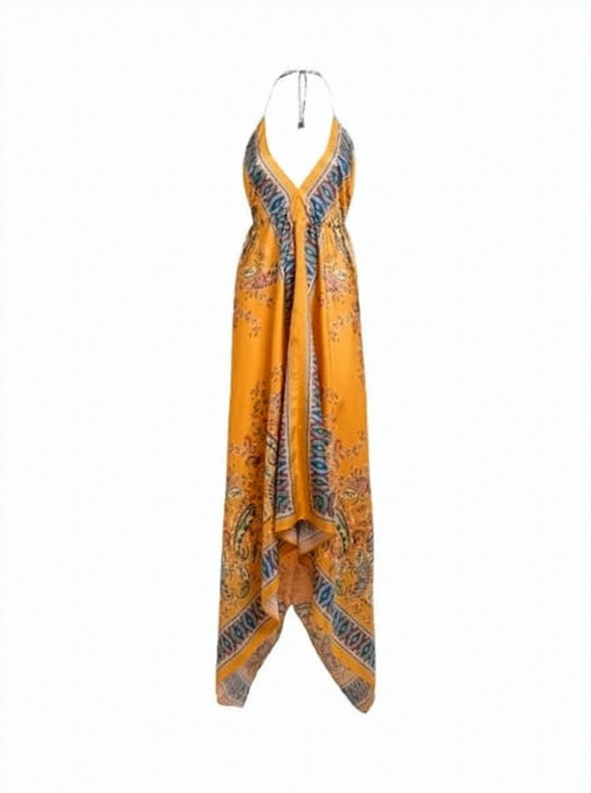 Etro Maxi Dress With Open Back