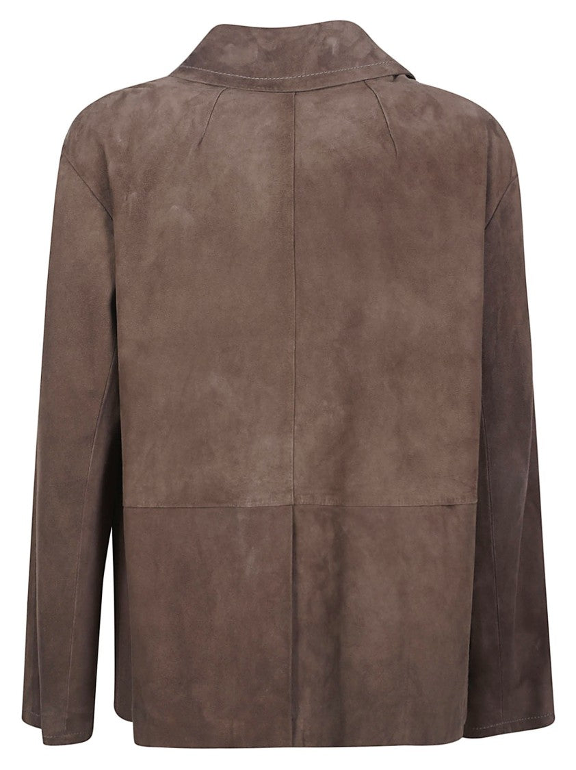 Max Mara Cropped Jacket With Classic Collar