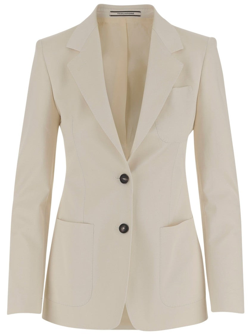 Tagliatore Wool And Silk Single-Breasted Jacket