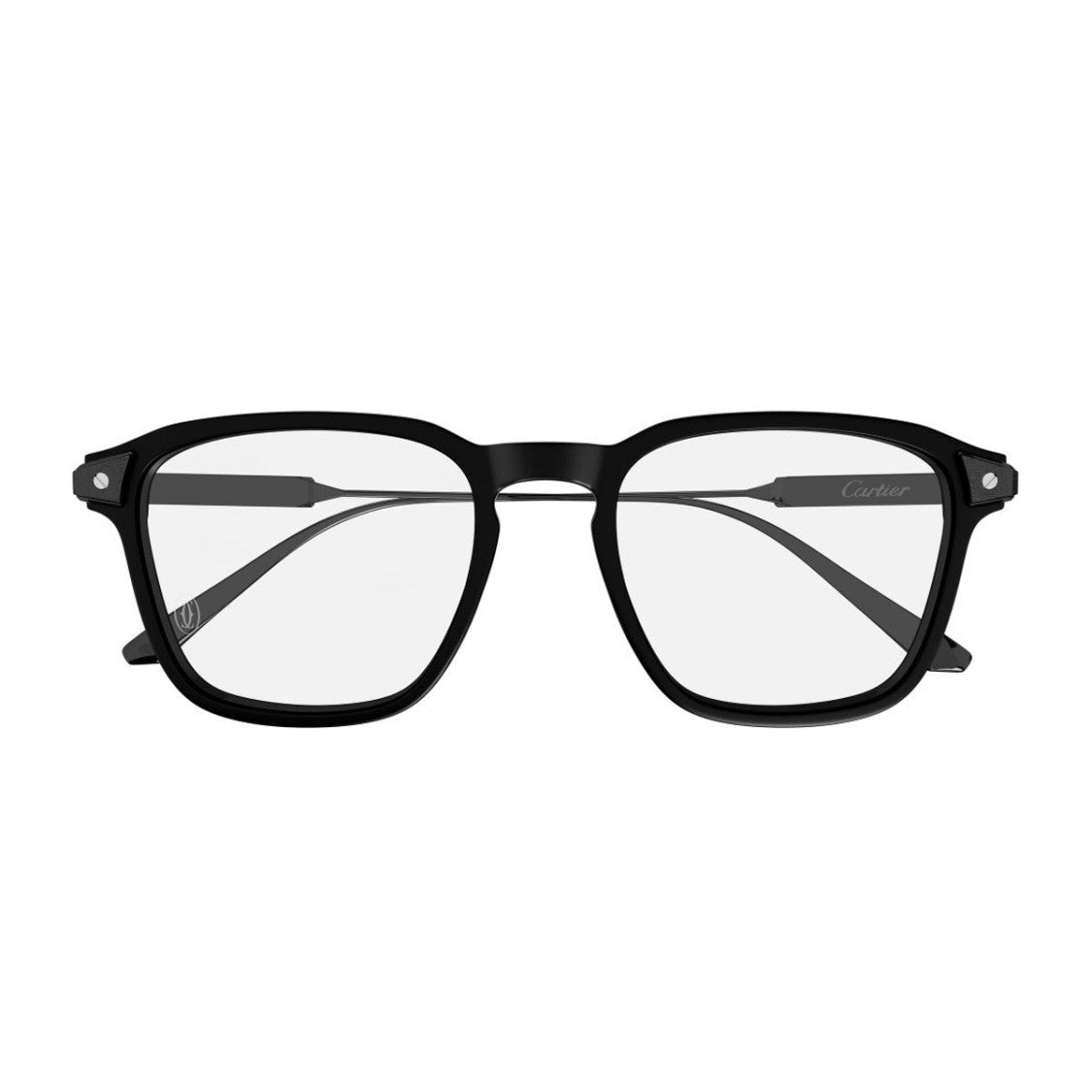 Cartier Black Santos De Cartier Acetate-Blend Glasses