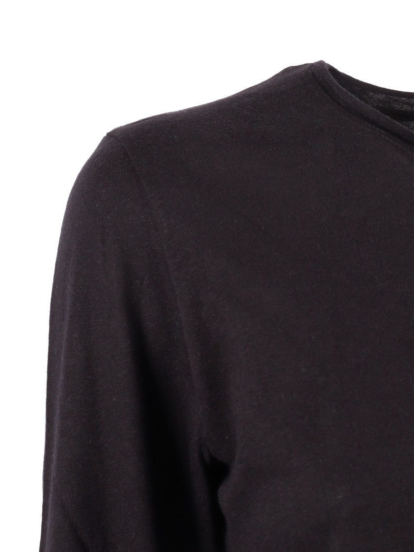 Filatures Du Lion Marine Long Sleeve Crew T-Shirt