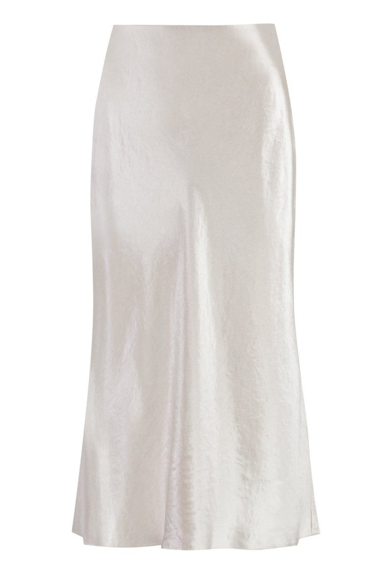 Vince Beige Slip Skirt With Flowing Silhouette