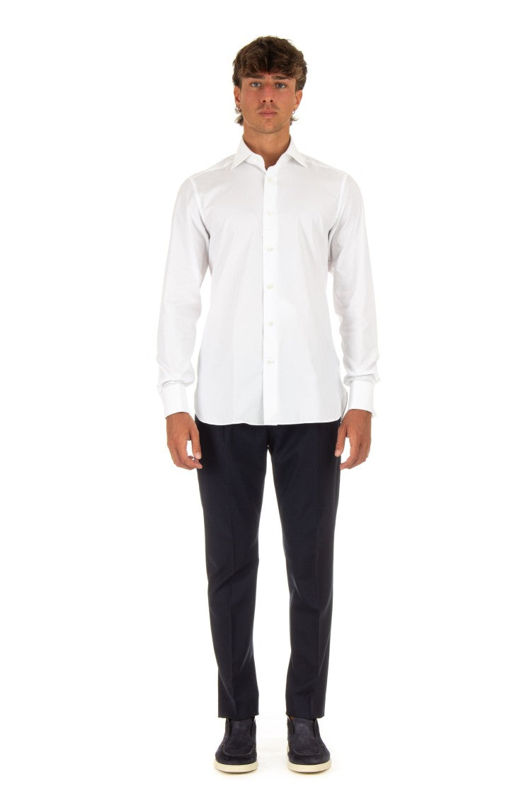 Zegna Trofeo Cufflink Cotton Shirt