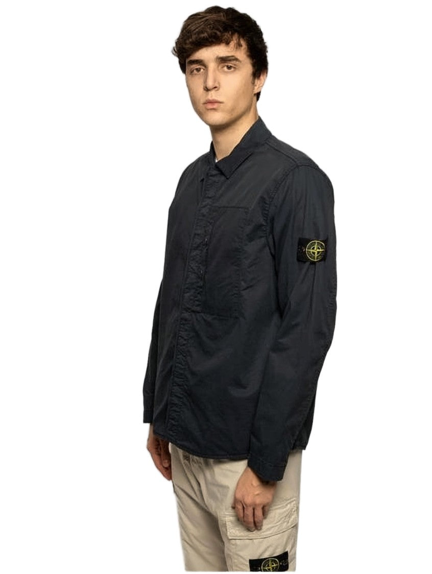 Stone Island Minimalist Long-Sleeve Stone Island Shirt