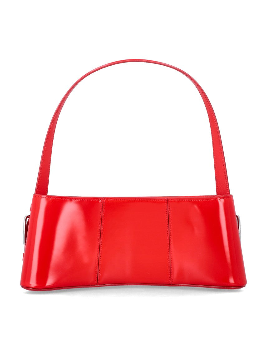 Coperni Cylindrical Structured Glossy Leather Shoulder Bag