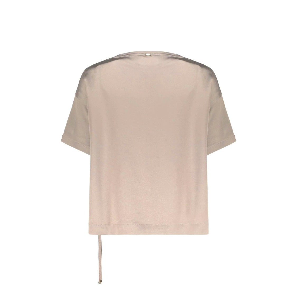 Herno Asymmetric Short-Sleeve Blouse