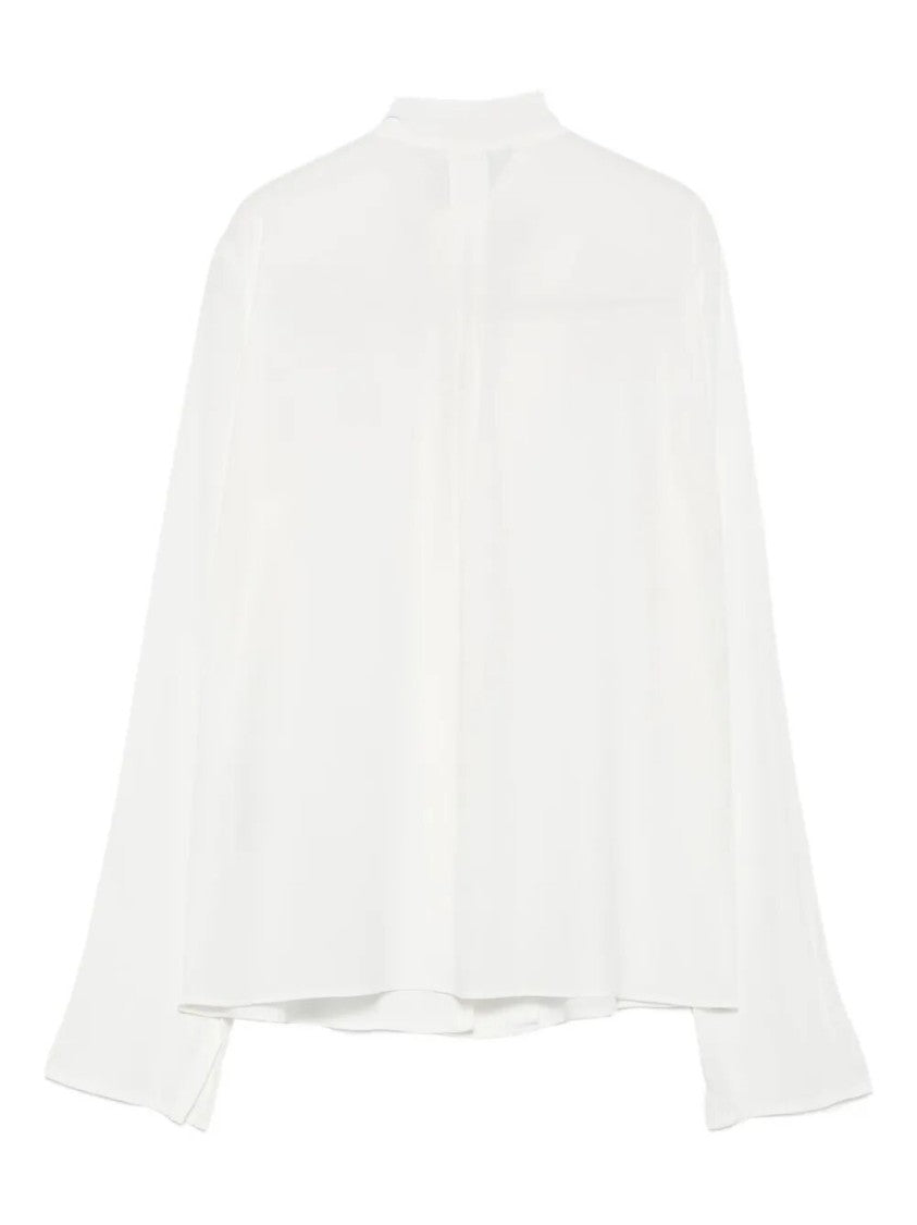 Patrizia Pepe Button-Down Shirt With Delicate Tie Detail