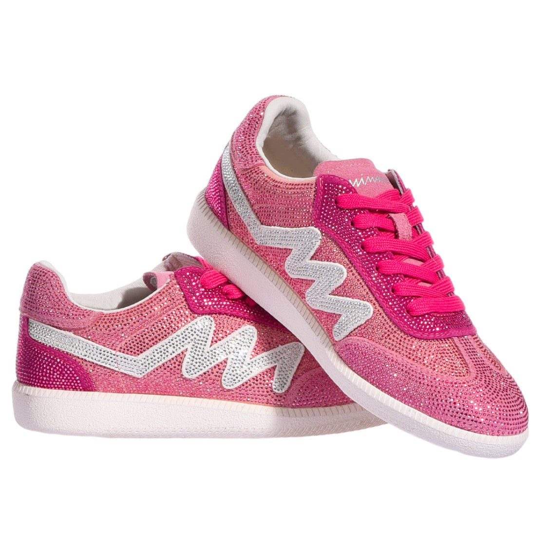 Mimanera Pink Handcrafted Imperial Jet Masterpiece Sneakers
