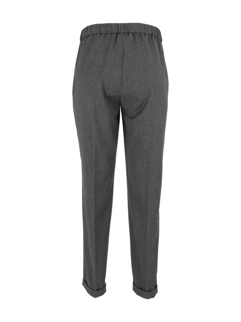 Antonelli Firenze Tailored Tapered Cuffed Straight-Leg Pants