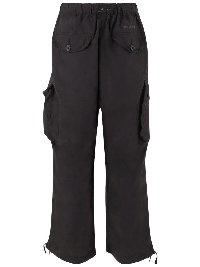 And Wander Technical Fabric Cargo Pants With Adjustable Hem