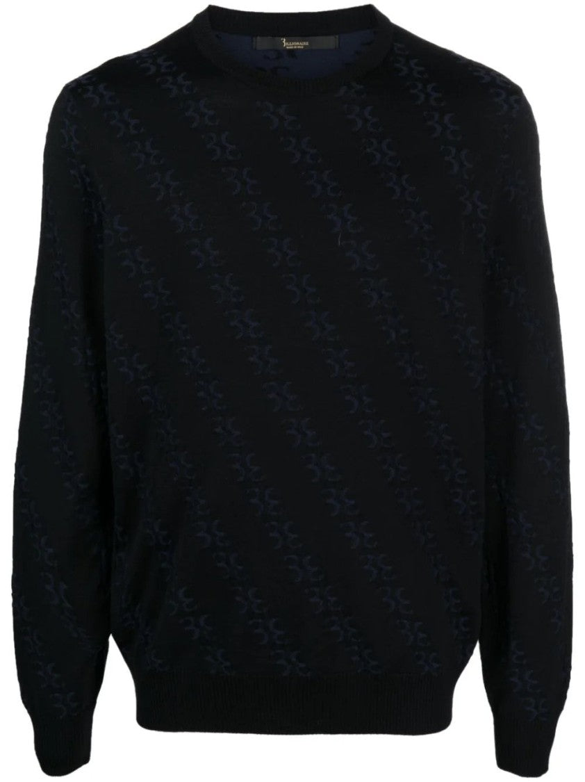 Billionaire Boys Club Long Sleeve Polo Shirt With Textured Design