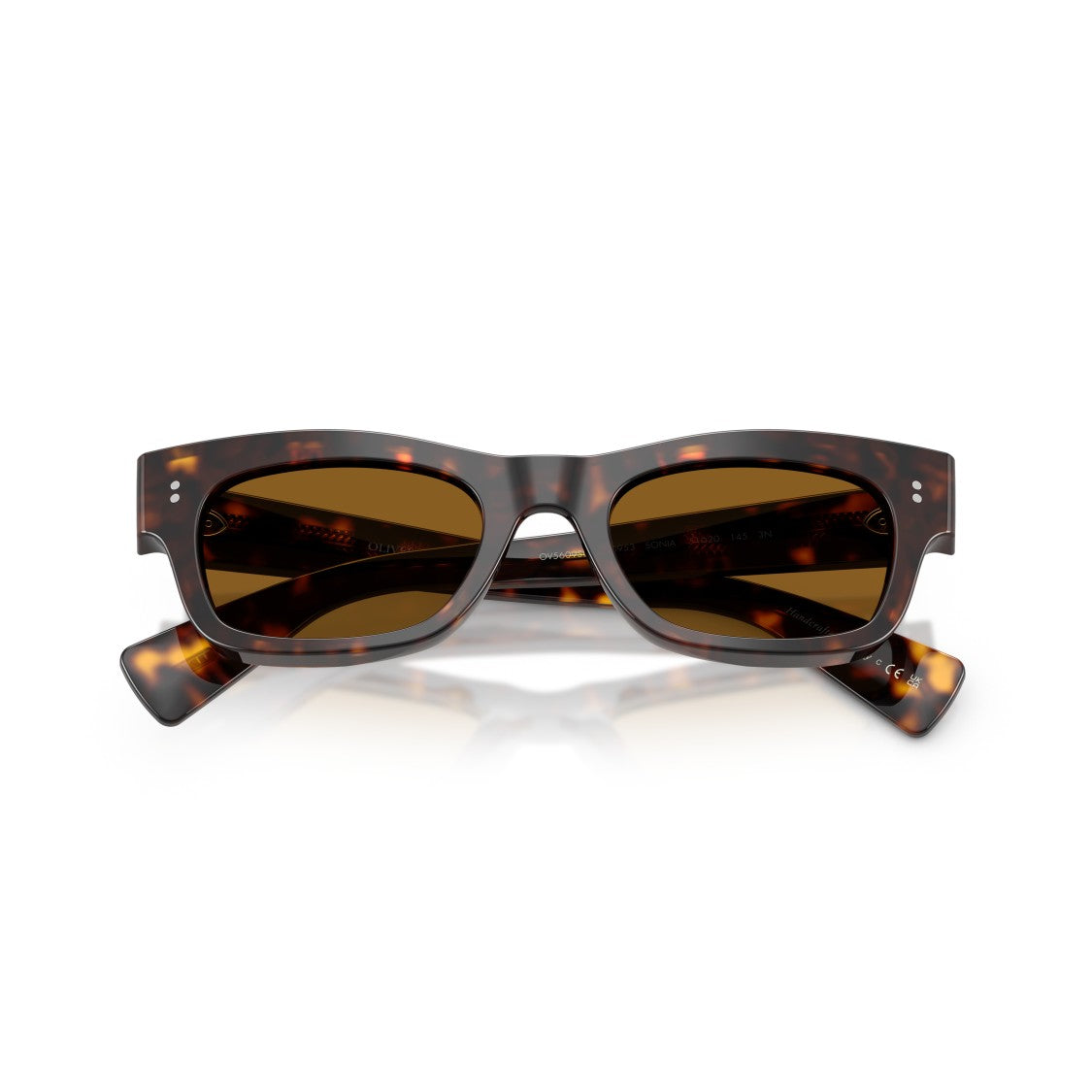Oliver Peoples 0Ov5609su Rectangular Tortoiseshell Sunglasses With Glossy Finish