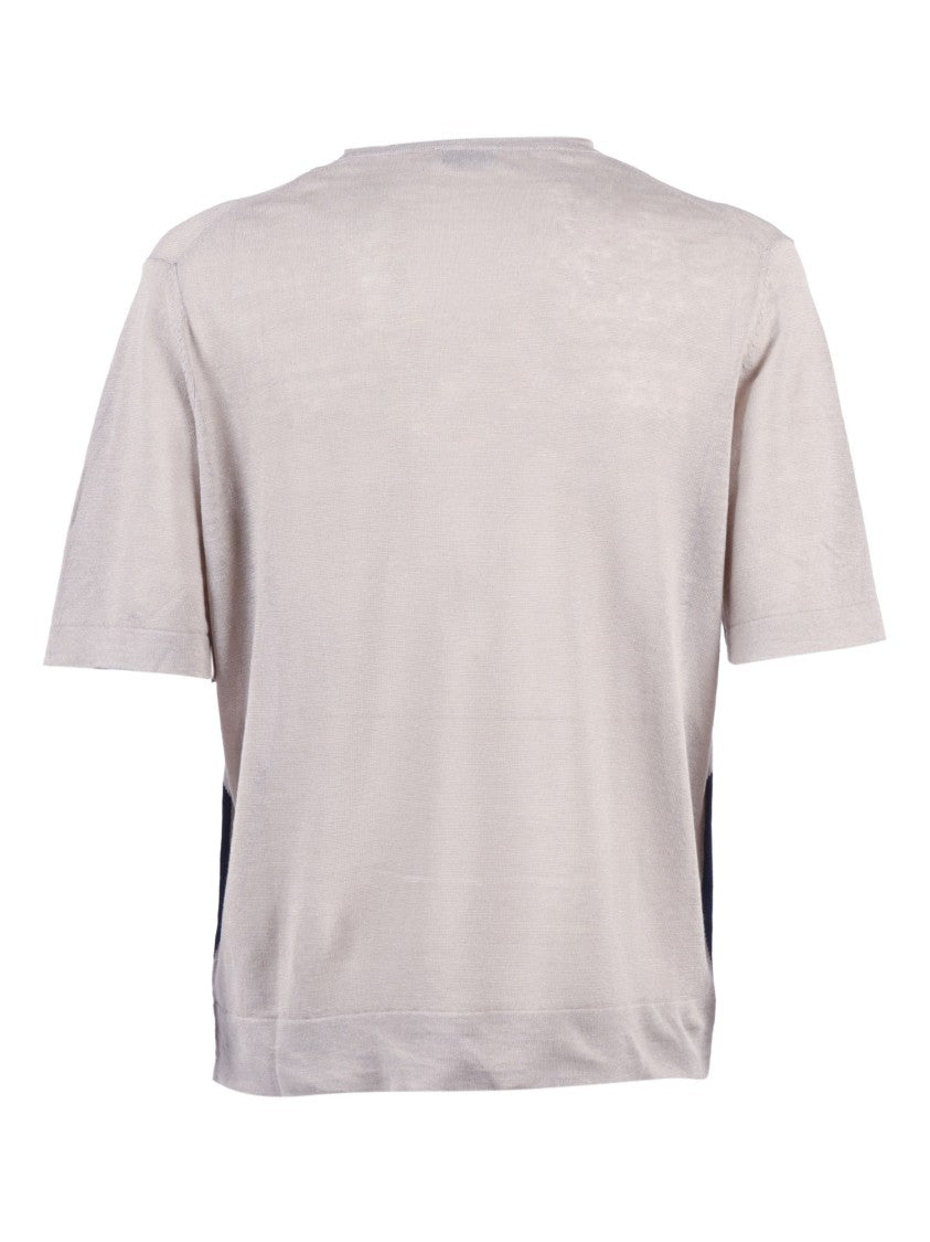 Ballantyne Crew Neck Argyle T-Shirt