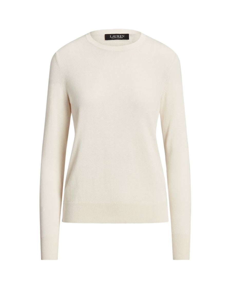 Lauren Ralph Lauren Shavonne Long Sleeve Pullover In Mascarpone Cream