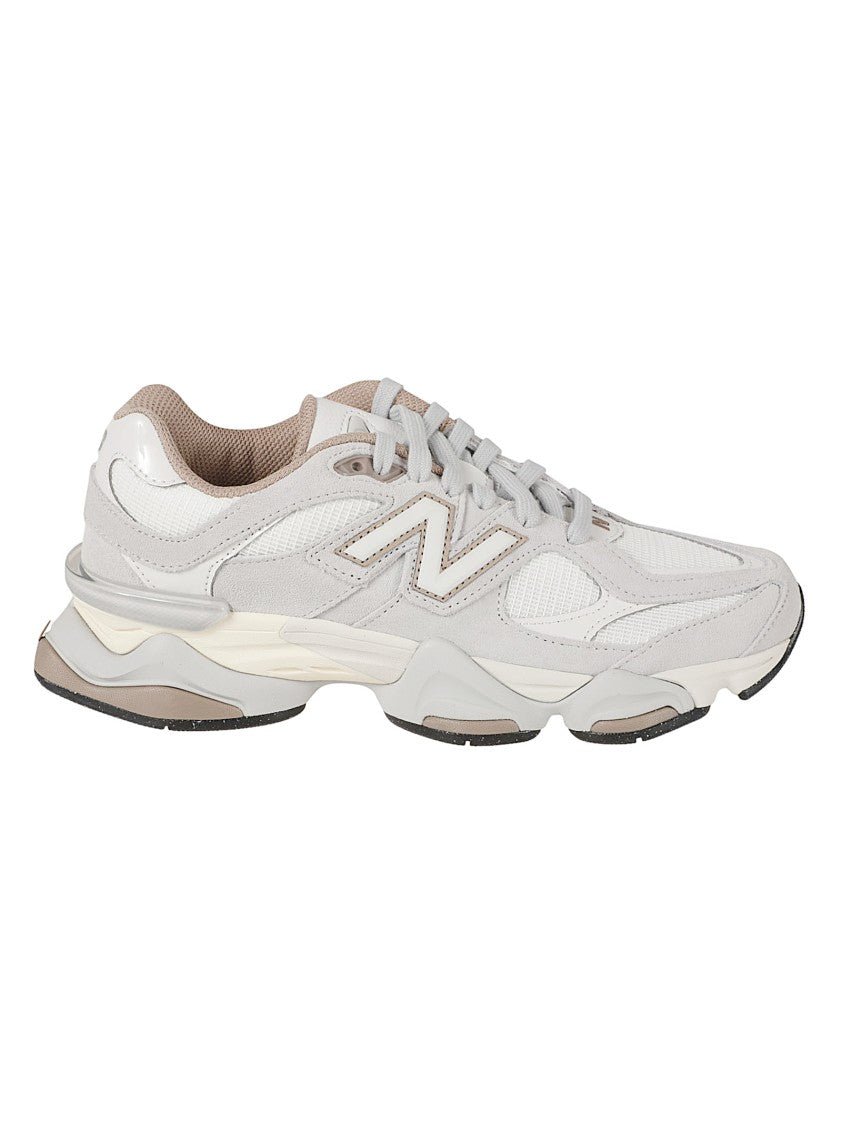 New Balance Layered Suede And Mesh Sneakers With Chunky Sole