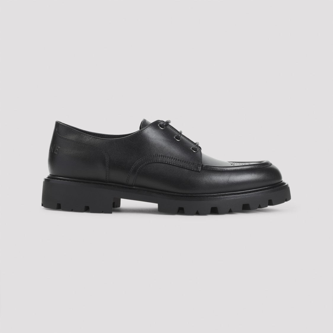 Celine Black Leather Lace-Up Shoes