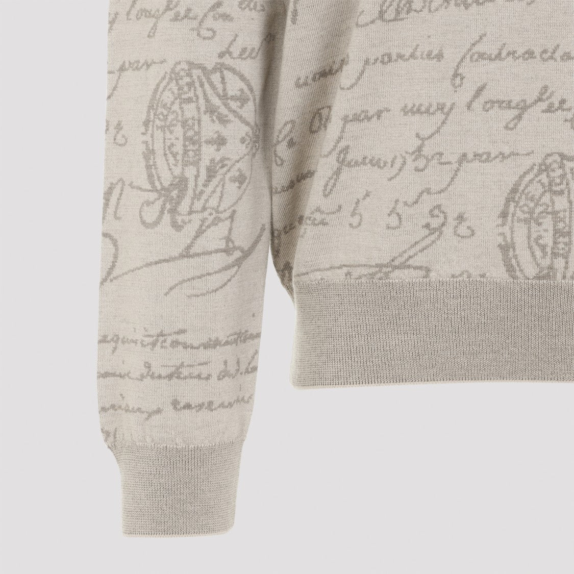 Berluti Beige Wool And Cashmere Pullover